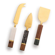 Load image into Gallery viewer, Evora Marble Cheese Knives (3 styles)
