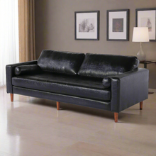 Load image into Gallery viewer, Cosmic Modern Contemporary Leather Sofa - Black [Online Only]

