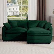 Load image into Gallery viewer, Modern Oversized Modular Cushion Sofa With Ottoman [Online Only]

