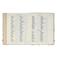 Load image into Gallery viewer, KJV Note-Taking Bible Faux Leather Floral Printed Psalm 91:4
