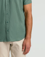 Load image into Gallery viewer, Moss Short Sleeve Linen Shirt
