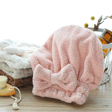 Load image into Gallery viewer, Plush Bow Knot Quick-Dry Hair Towel Wrap (3 Colors)
