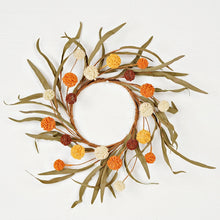 Load image into Gallery viewer, Fall Mix Country Thistle Berry Wreath 16-inch
