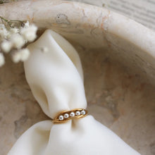 Load image into Gallery viewer, Pearl Pea Pod Ring
