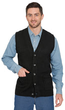 Load image into Gallery viewer, Men's Relaxed Fit Rib Knit Sweater Vest [Online Only]

