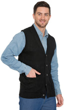 Load image into Gallery viewer, Men's Relaxed Fit Rib Knit Sweater Vest [Online Only]
