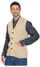 Load image into Gallery viewer, Men's Relaxed Fit Rib Knit Sweater Vest [Online Only]
