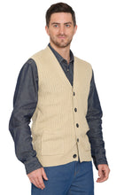 Load image into Gallery viewer, Men's Relaxed Fit Rib Knit Sweater Vest [Online Only]
