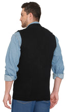 Load image into Gallery viewer, Men's Cashmere-Like Button Front Flat Knit Sweater Vest [Online Only]
