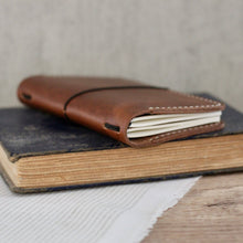 Load image into Gallery viewer, Pocket Leather Notebook
