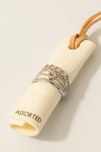 Load image into Gallery viewer, 5Pc Mixed Heart Band Rings Set
