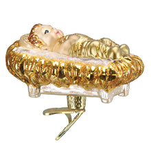 Load image into Gallery viewer, Baby Jesus In Manger Ornament [Online Only]
