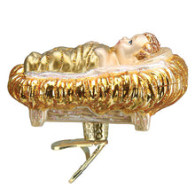 Load image into Gallery viewer, Baby Jesus In Manger Ornament [Online Only]
