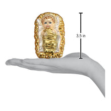 Load image into Gallery viewer, Baby Jesus In Manger Ornament [Online Only]
