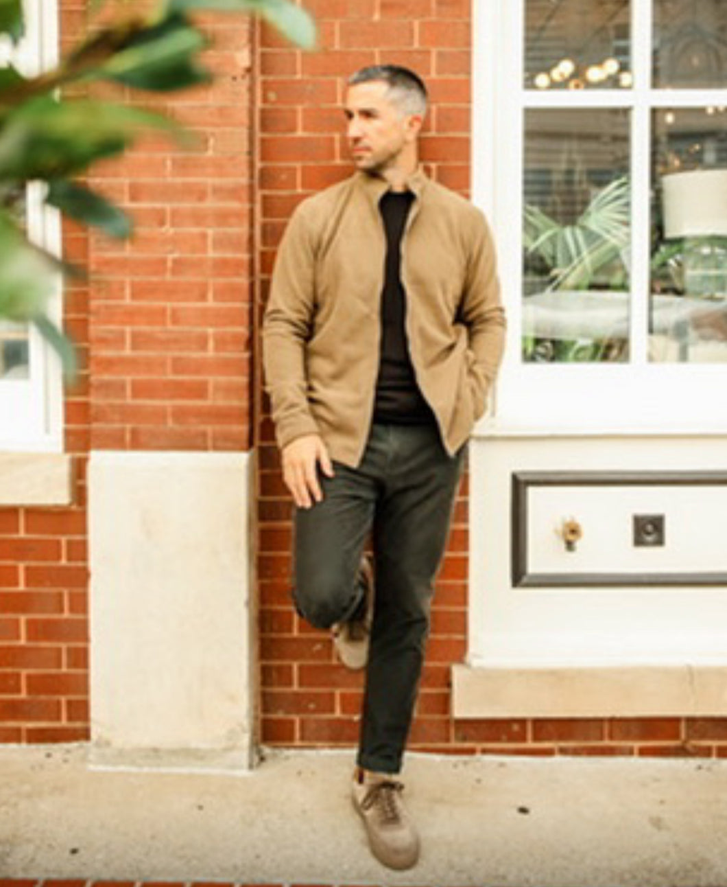 JD Buck Full Zip Shaker Fleece (Mushroom)