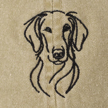 Load image into Gallery viewer, Golden Retriever Line Drawing Embroidery Cap
