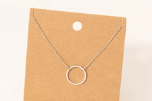 Load image into Gallery viewer, Circle Cutout Pendant Necklace
