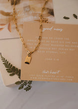 Load image into Gallery viewer, Good News Mini Tag Necklace
