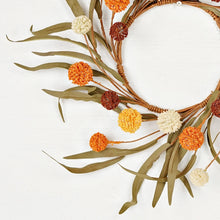 Load image into Gallery viewer, Fall Mix Country Thistle Berry Wreath 16-inch
