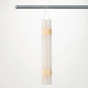 White Hanging Taper Set of 2