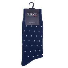 Load image into Gallery viewer, Men's Polka Dot Fancy Pattern Poly Socks (Various Styles)
