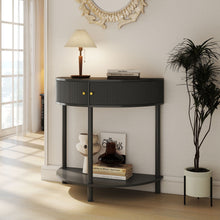 Load image into Gallery viewer, Demi Lune Console Table With 2 Storage Drawers [Online Only]
