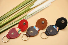 Load image into Gallery viewer, Leather Guitar Pick Holder and Keychain Organizer
