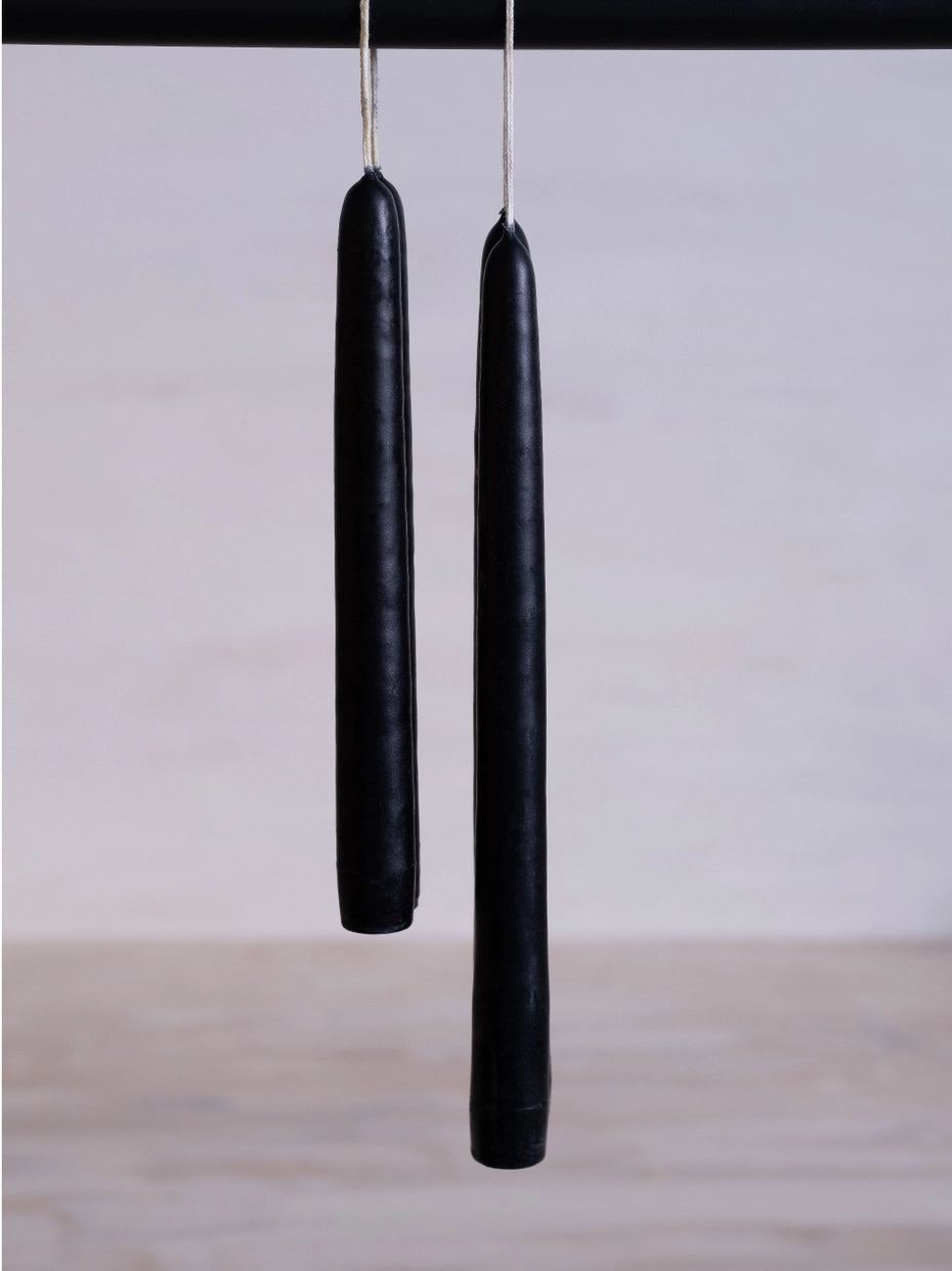 Tapered Candles - Slate Black