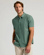 Load image into Gallery viewer, Moss Short Sleeve Linen Shirt
