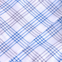 Load image into Gallery viewer, Men's Boxed Fancy Blue Cotton Handkerchiefs 3pcs Set
