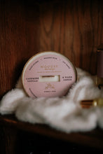 Load image into Gallery viewer, Cashmere Vanilla &amp; Warm Amber Solid Brass 14oz Pure Soy Candle
