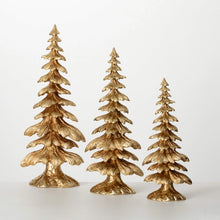 Load image into Gallery viewer, Gold Tabletop Trees (3 sizes)
