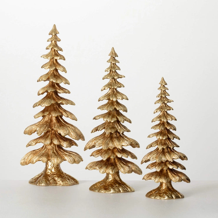 Gold Tabletop Trees (3 sizes)