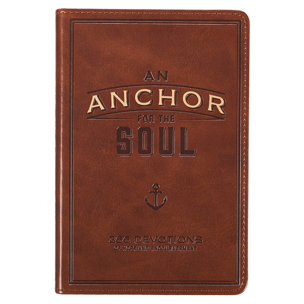 An Anchor For the Soul Faux Leather Devotional