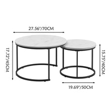 Load image into Gallery viewer, Round Nesting Coffee Tables (Set of 2) [Online Only]
