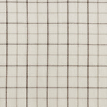 Load image into Gallery viewer, Plaid Faux Leather Tab Top Curtain Panel with Fleece Lining [Online Only]
