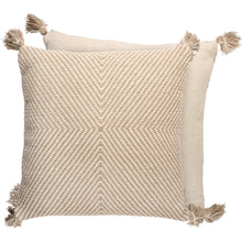 Load image into Gallery viewer, Tan Geo Pillow
