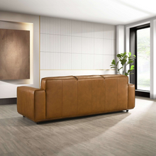 Load image into Gallery viewer, Hanky Genuine Tan Leather Sofa [Online Only]
