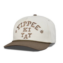 Load image into Gallery viewer, Yippee Ki Yay Hat (Cream &amp; Brown)

