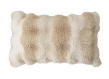 Load image into Gallery viewer, Fennco Styles Luxury Faux Fur Decorative Filled Throw Pillow 18" W x 18" L [Online Only]
