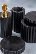 Load image into Gallery viewer, Roksana Black Marble Bath Accessories (4 styles)
