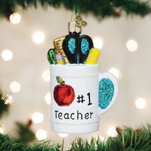 Load image into Gallery viewer, Best Teacher Mug Ornament [Online Only]

