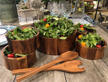 Load image into Gallery viewer, Large Salad Bowl with Servers and 4 Individuals [Online Only]
