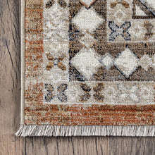 Load image into Gallery viewer, 5x8 Vanesa Medallion Fringe Area Rug
