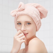 Load image into Gallery viewer, Plush Bow Knot Quick-Dry Hair Towel Wrap (3 Colors)
