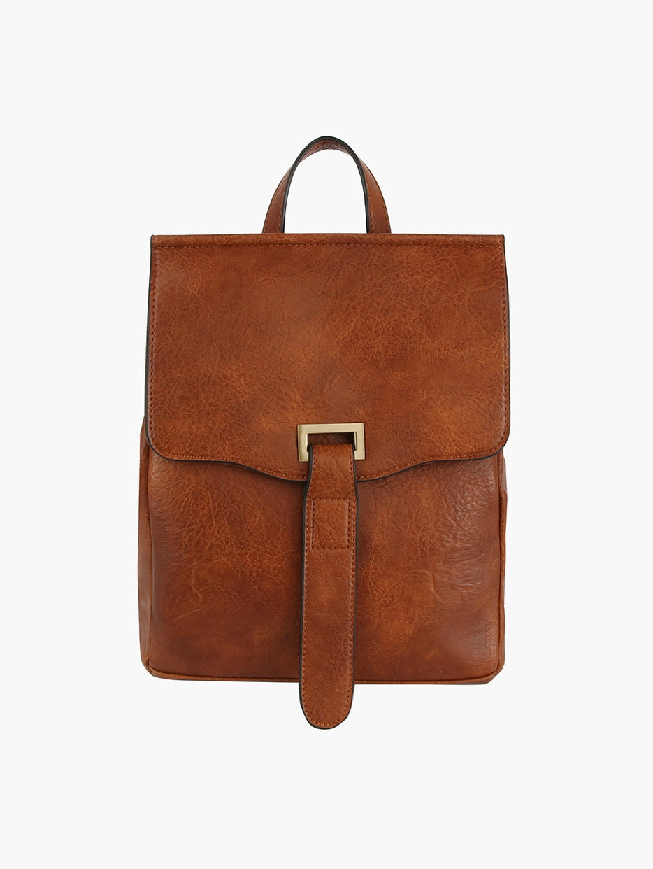 Women's Brown Backpack Purse Travel Bag