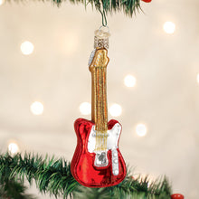 Load image into Gallery viewer, Red Electric Guitar Ornament [Online Only]
