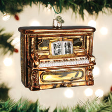 Load image into Gallery viewer, Brown Upright Piano Ornament [Online Only]
