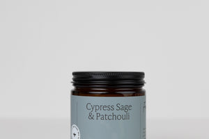 Cypress Sage & Patchouli Essential Oil Jar Candle