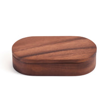 Load image into Gallery viewer, Acacia Wood Salt &amp; Pepper Pinch Pot with Cover [Online Only]
